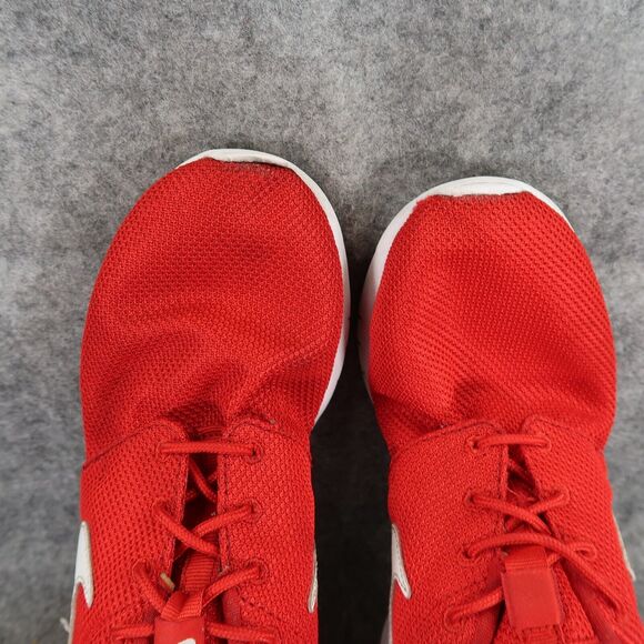 Nike Shoes Kids 7 Sneaker Roshe One Running Athletic Trainer Red White Youth Boy - Picture 7 of 14